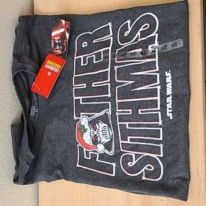 NWT Star Wars Father Sithmas TShirt